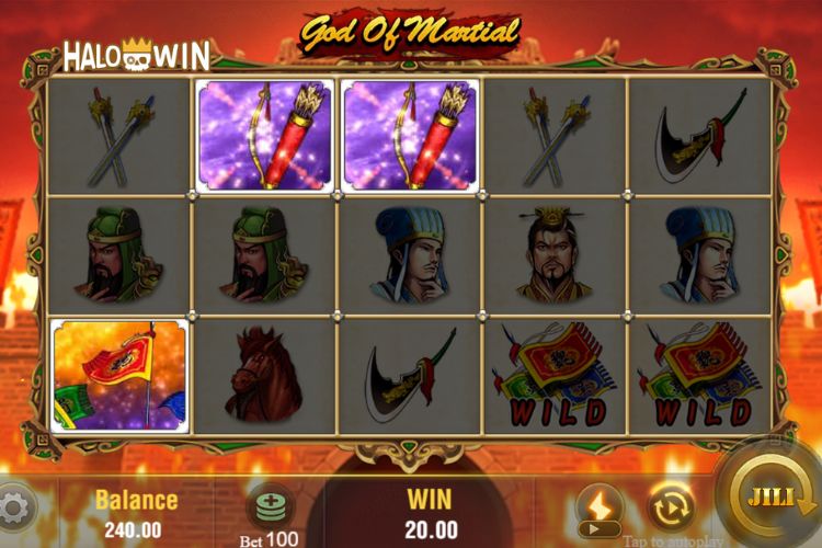 Jili God of Martial Slot Progressive Jackpot