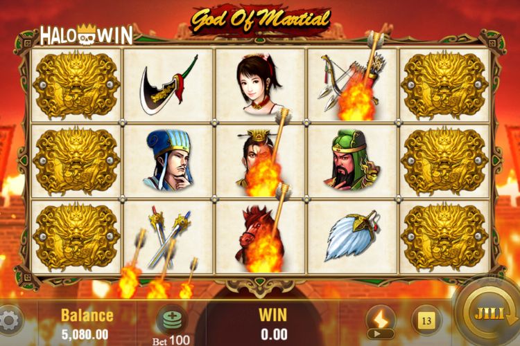 God of Martial Slot Progressive Jackpot: Mystery Symbol