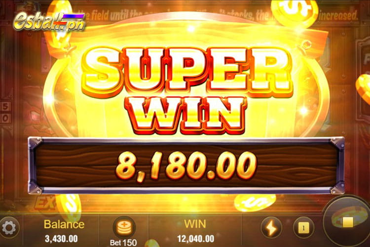 Bet 150 pesos for a Jili Gold Rush SUPER win of 8,180 pesos! Bet 150 pesos for a Jili Gold Rush SUPER win of 8,180 pesos!