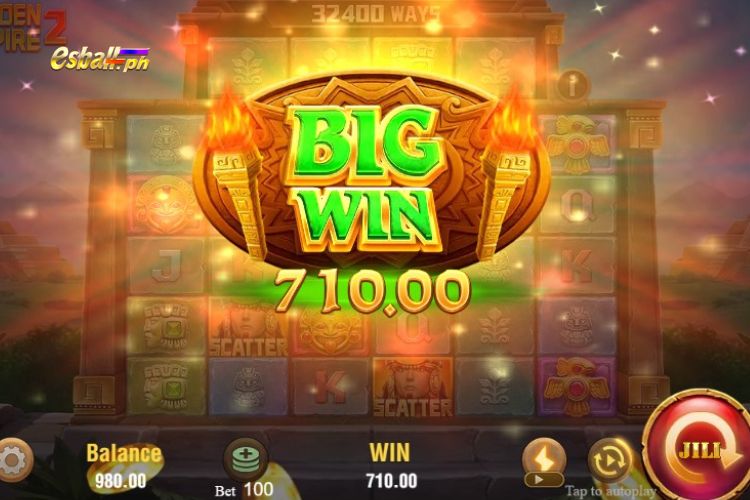 Play Jili Golden Empire 2 Slot to win ₱710 Big Win! Play Jili Golden Empire 2 Slot to win ₱710 Big Win!