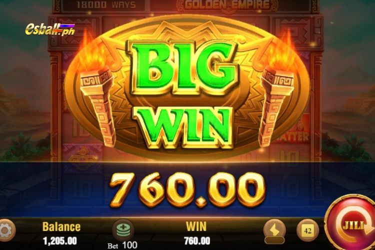 Play Jili Golden Empire Slot to win ₱760 Big Win! Play Jili Golden Empire Slot to win ₱760 Big Win!