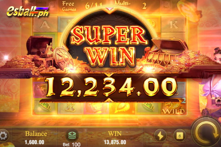 Bet 100 pesos to get a Golden Temple Jili Slot Free Game win of 12,234 pesos!