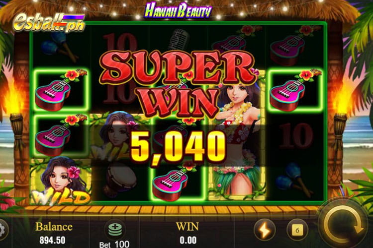 How to Win Hawaii Beauty Jili Casino Slot - SUPER WIN 5,040