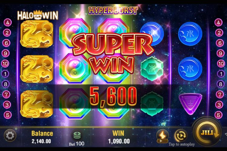Play Jili Hyper Burst Slot SUPER WIN ₱5,600!