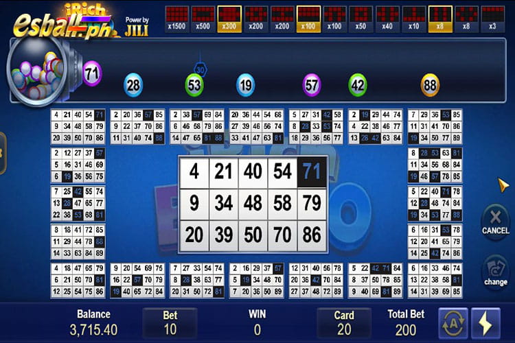 JILI iRich Bingo Demo Free Play