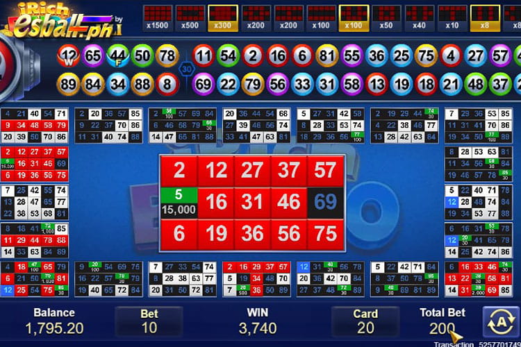 Win 3,740 Pesos with a Bet of 10 Pesos Plus 20 Bingo Cards