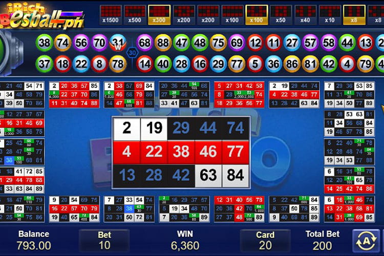Win 6,360 Pesos with a Bet of 10 Pesos Plus 20 Bingo Cards