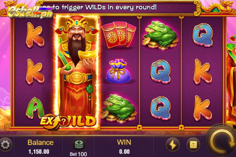 Jili Caishen Slot Game Symbols: WILD