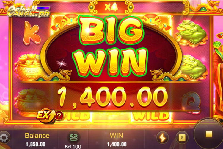 Bet 100 pesos and win 1,400 pesos on Jili Caishen Big Win!