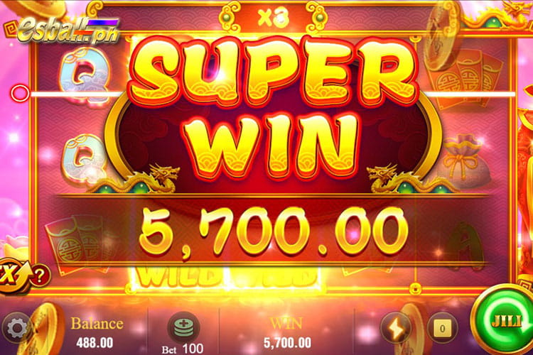 Bet 100 pesos and win 5,700 pesos on Jili Caishen Super Win!