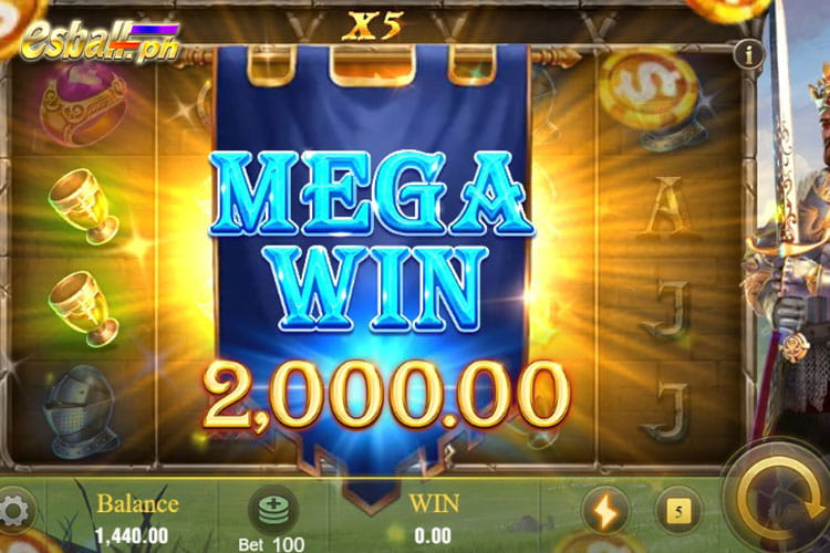 Bet 100 pesos to win Jili King Arthur Mega Win of 2,000 pesos! Bet 100 pesos to win Jili King Arthur Mega Win of 2,000 pesos!