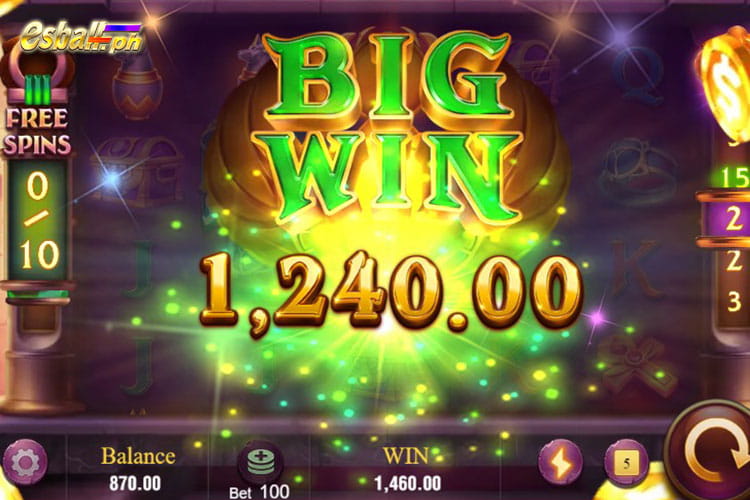 Bet 100 pesos on Jili Legacy Of Egypt Slot & Big Win 1,240 pesos!