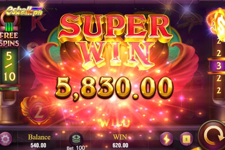 Bet 100 pesos on Jili Legacy Of Egypt Slot & Super Win 5,830 pesos!