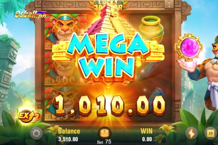 Bet 75 pesos for a Jili Lucky Jaguar MEGA WIN of 1,010 pesos! Bet 75 pesos for a Jili Lucky Jaguar MEGA WIN of 1,010 pesos!