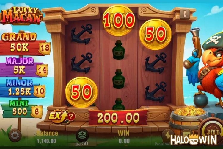 Lucky Macaw: Cash Collect