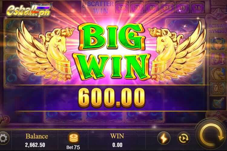 Bet 75 pesos and win 600 pesos on Jili Medusa Big Win!