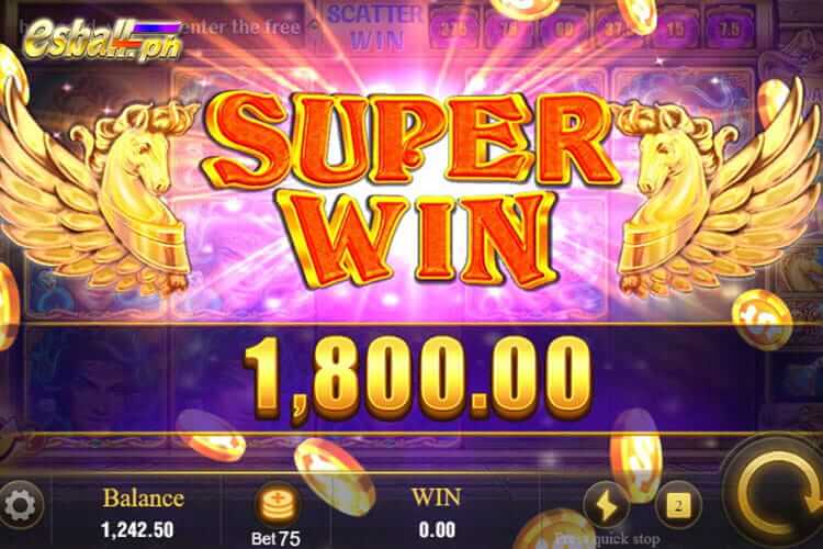 Bet 75 pesos and win 1,800 pesos on Jili Medusa Super Win!