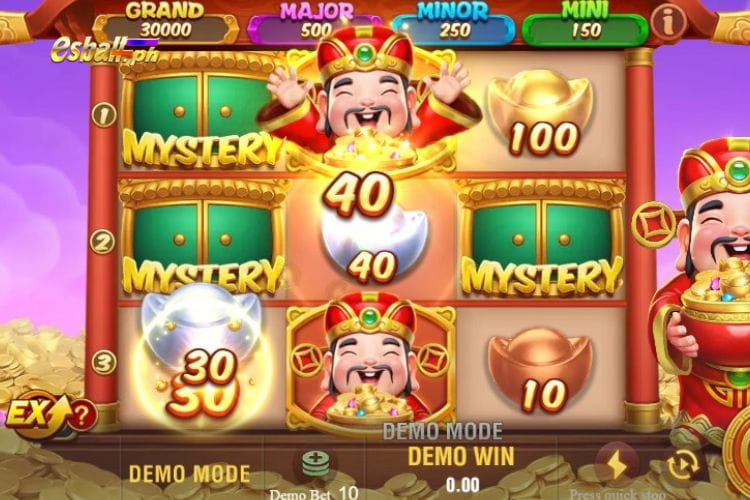 Jili Money Pot Slot Game Symbols: Caishen