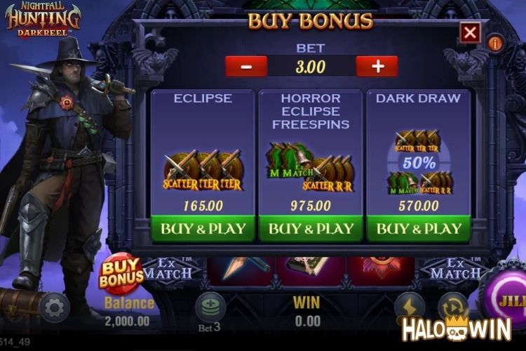 Nightfall Hunting Jili Features: Bonus Buy