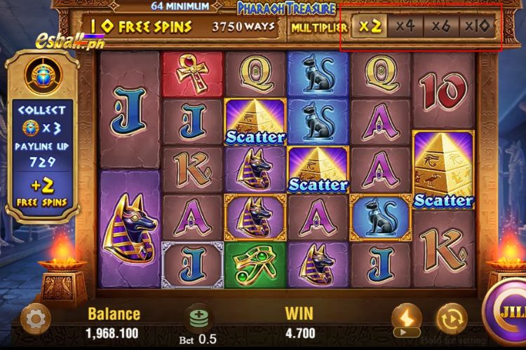Pharaoh Treasure Jili Free Spins: Upgrading Multiplier Pharaoh Treasure Jili Free Spins: Upgrading Multiplier