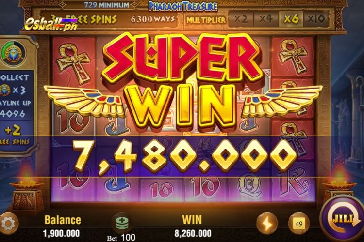 Super Wins ₱7,480 on Pharaoh Treasure Jili Slot! Super Wins ₱7,480 on Pharaoh Treasure Jili Slot!