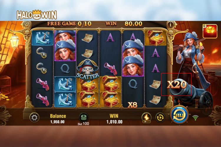 Jili Pirate Queen 2 Slot Free Spins: Upgraded Multiplier