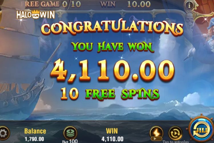 Jili Pirate Queen 2 Slot Free Spins ₱4,110!