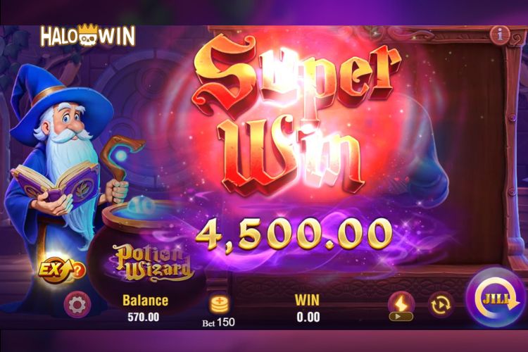 Jil Potion Wizard Game Hits ₱4,500 Super Win Bonus!