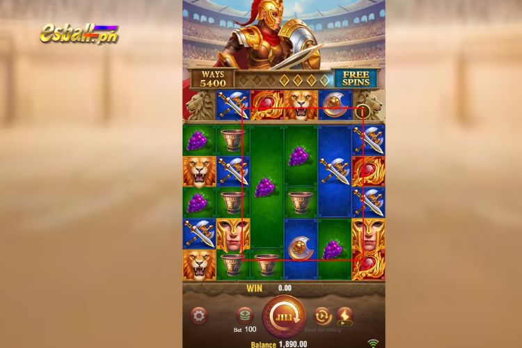 Roma X Deluxe Jili Slot Special Features: Symbol Size