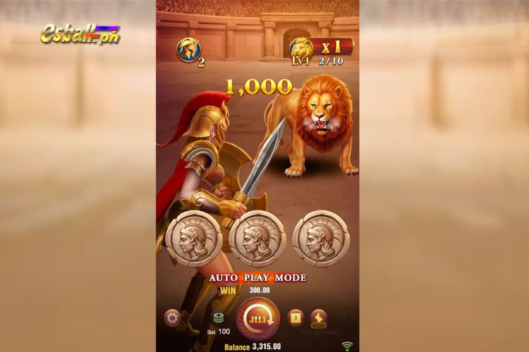 Roma X Deluxe Jili Slot Bonus Game