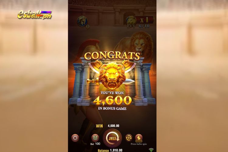 Get 4,600 Pesos in Roma X Deluxe Jili Bonus Game!