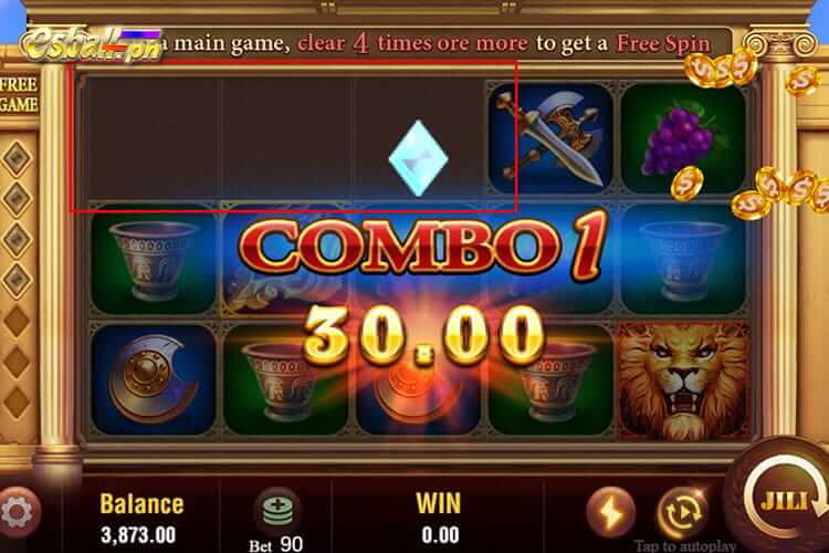 Jili Roma X Slot Game Special Features: Cascading