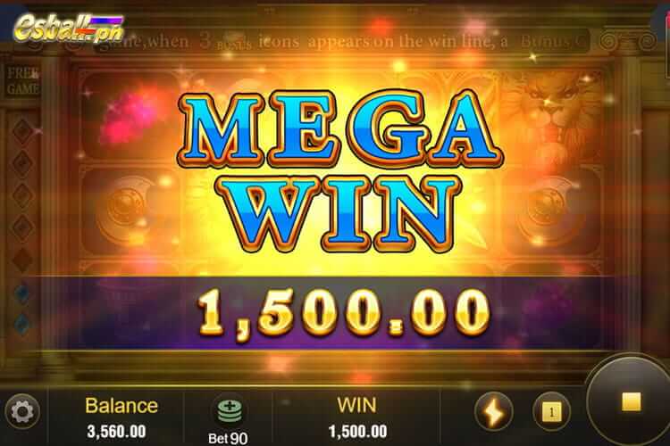 Bet 90 pesos on Jili Roma X Slot Game & Mega Win 1,500 pesos!