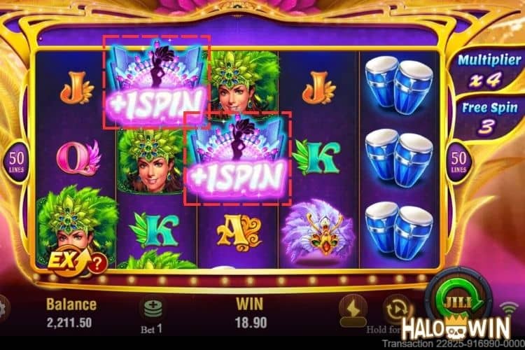 JILI Samba Slot Free Spins: Respins