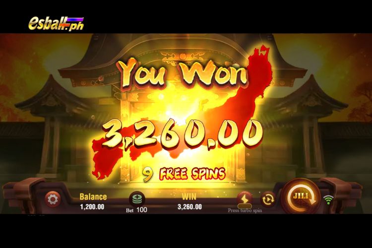 Get 3,260 Pesos in Shogun Jili Free Game!