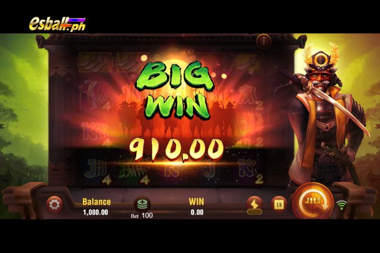 Big Wins ₱910 on Shogun Jili Slot!