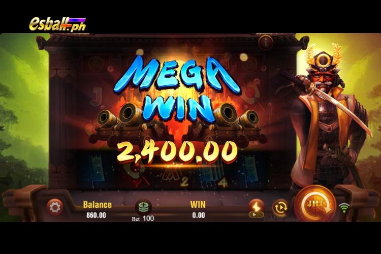 Mega Wins ₱2,400 on Shogun Jili Slot!