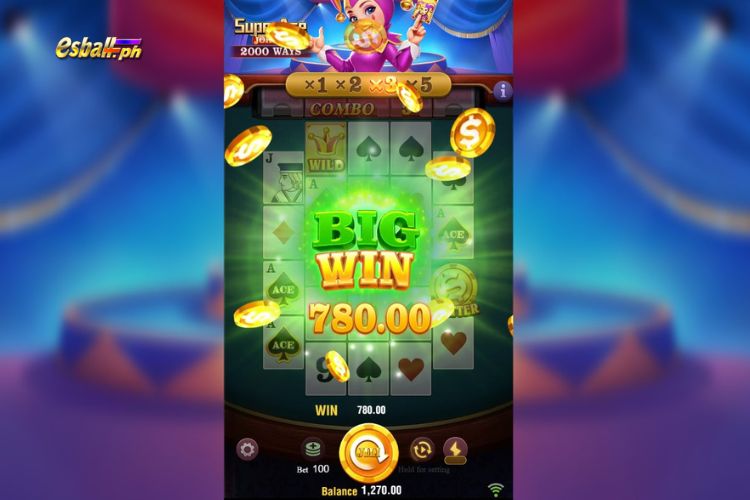 Big Wins ₱780 on Super Ace Joker Jili Slot!