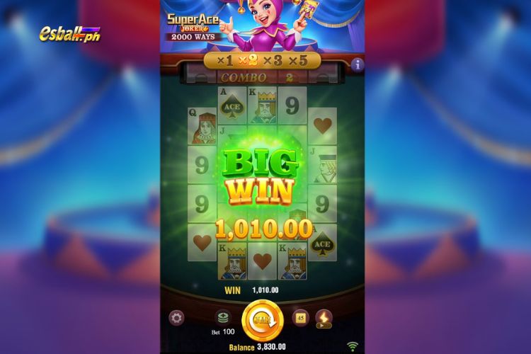 Big Wins ₱1,010 on Super Ace Joker Jili Slot!