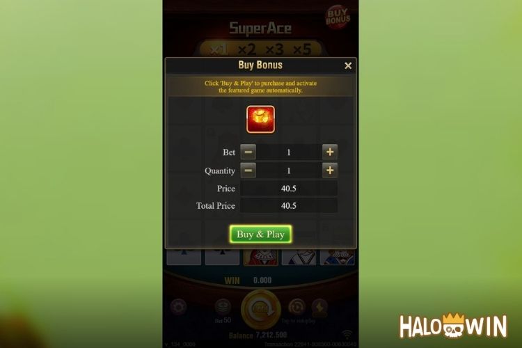 Jili Super Ace Slot Features: Bonus Buy