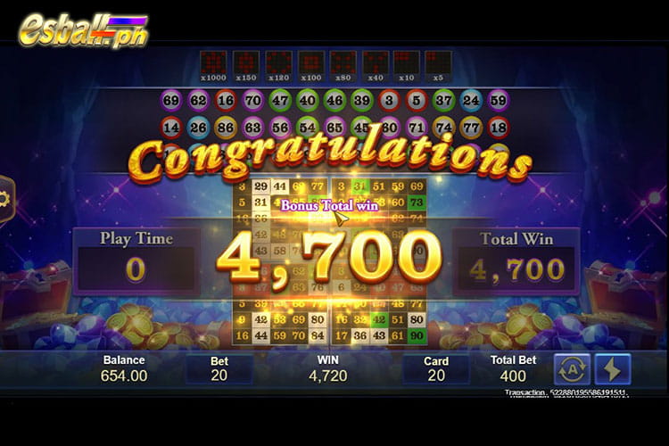 Jili Super Bingo Slot Bonus Game: WIN 4,700 Jili Super Bingo Slot Bonus Game: WIN 4,700