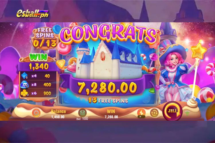 Get 10,520 Pesos in Jili Sweet Magic Slot Free Spins!