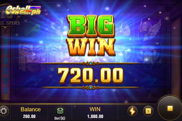 Jili Thor X BIG Win of 720 pesos!