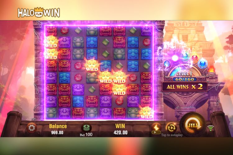 Treasure Quest Slot Features: Mystery Symbols (Purple Magic Ball)