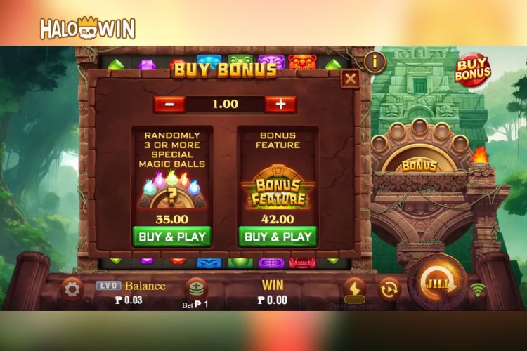Treasure Quest Slot Features: Bonus Buy