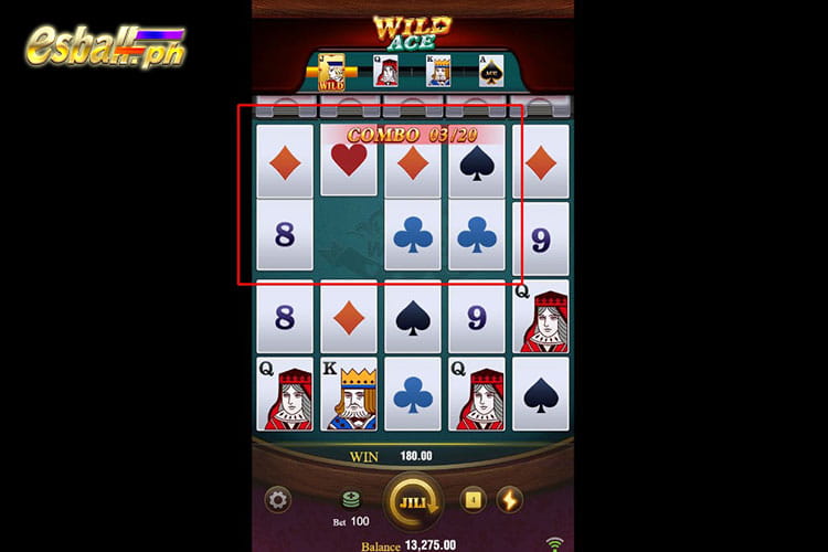Jili Wild Ace Online Slot Game Special Features: Cascading