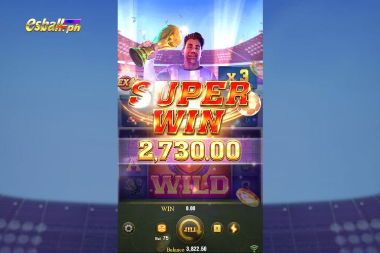 Bet 75 pesos and get 2,730 pesos in Jili World Cup Slot Super Win! Bet 75 pesos and get 2,730 pesos in Jili World Cup Slot Super Win!