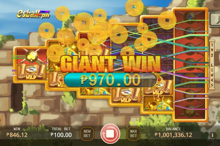 Giant Wins ₱970 on Alexander the Great Slot!