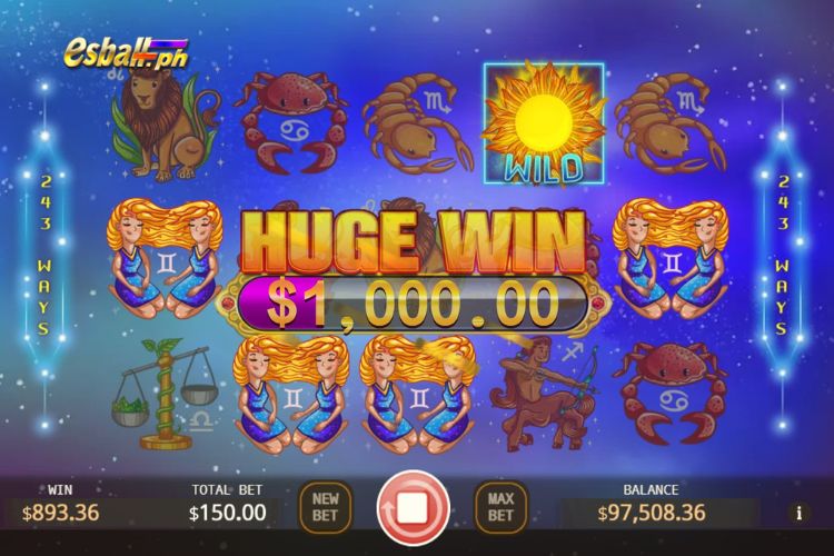 Won ₱1,000 on KA Horoscope Slot!