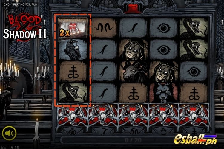 Blood & Shadow 2 Features: Multiplier Guillotine xSplit